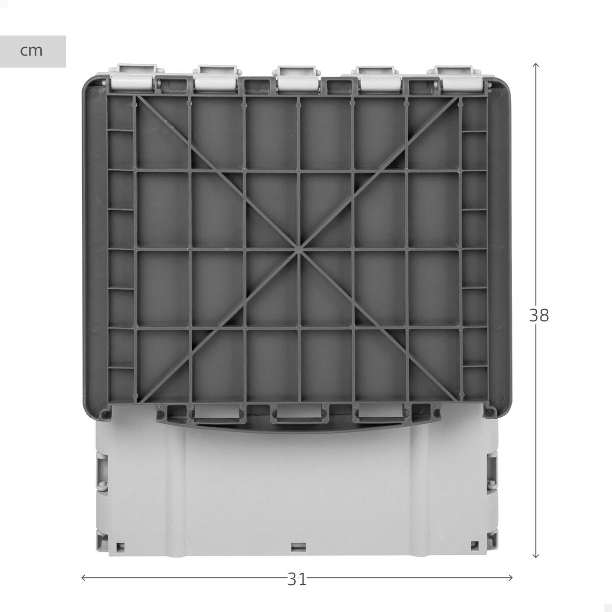 Σκουπίδια μπορεί να Aktive πολυπροπυλένιο TPR 31 x 38 x 27 cm (x6)