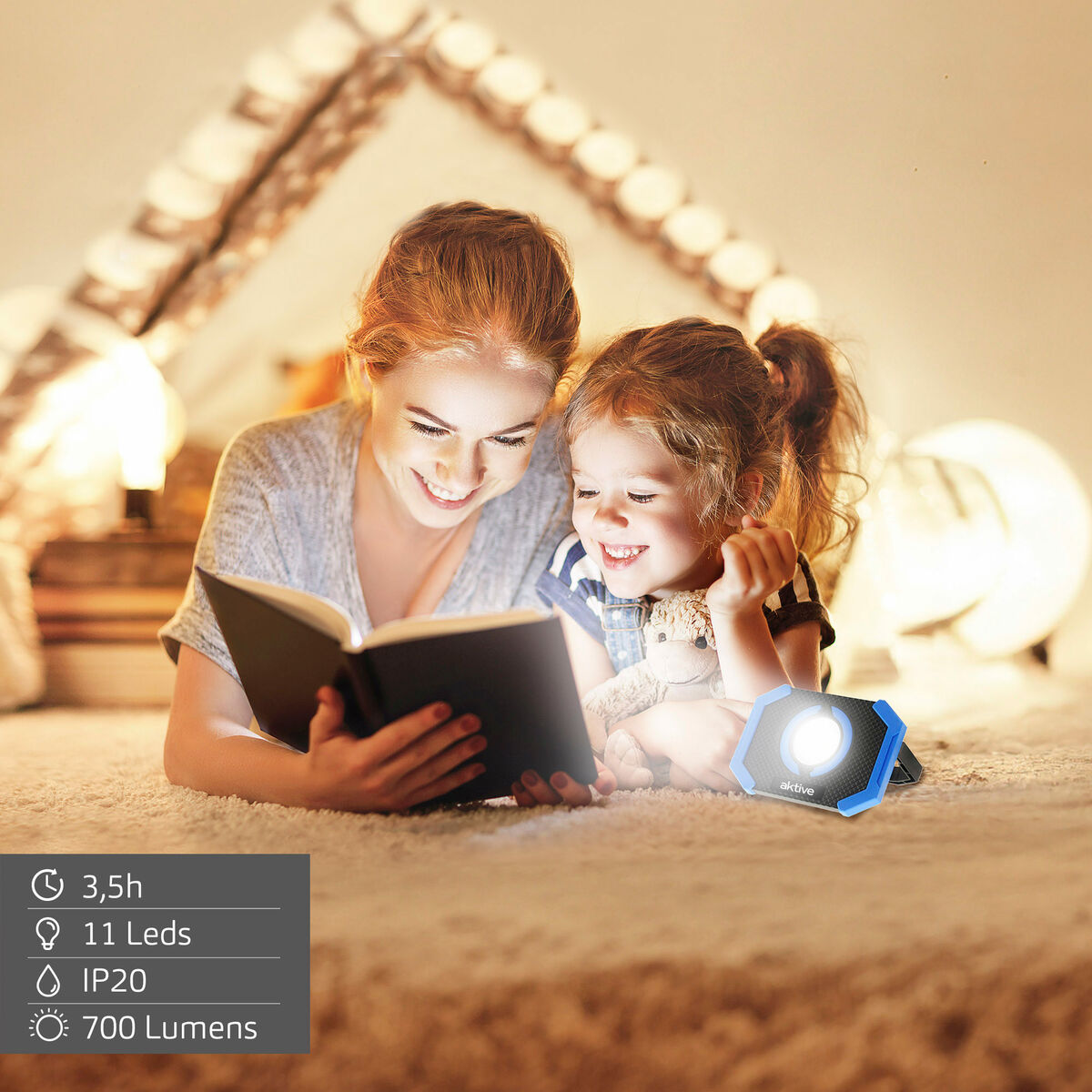 LED spotlight Aktive (x6)