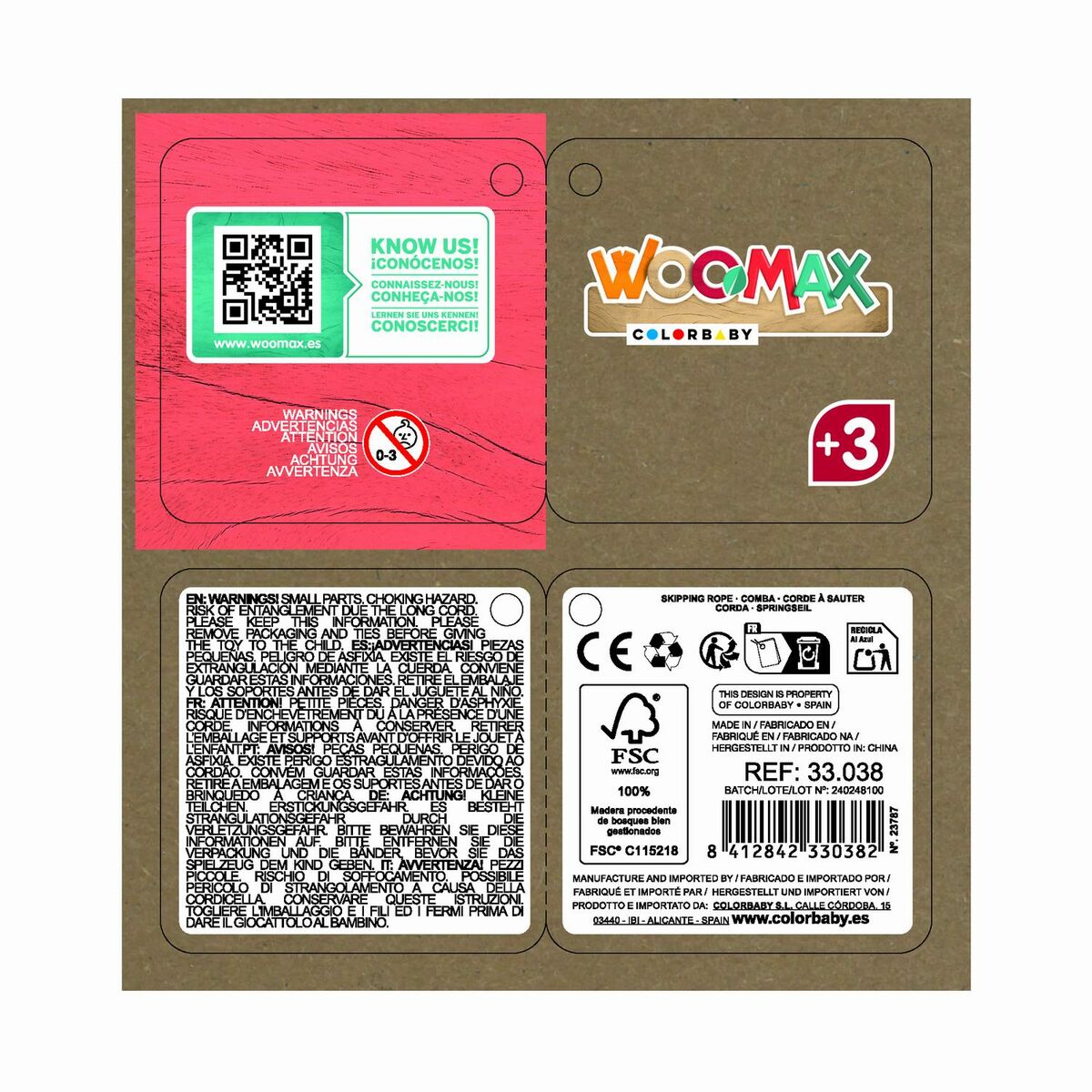 Άλμα Σχοινί με Χερούλια Woomax