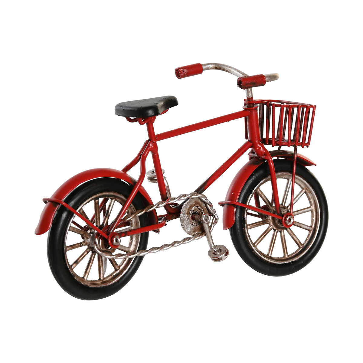 Διακοσμητική Φιγούρα DKD Home Decor Κίτρινο Κόκκινο Λιλά Ποδήλατο Vintage 16,5 x 5,5 x 9 cm (3 Μονάδες)