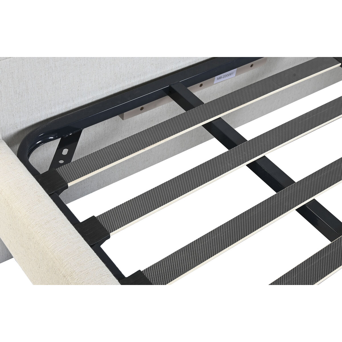 Κρεβάτι Home ESPRIT Ανοιχτό Γκρι 196 x 223 x 135 cm