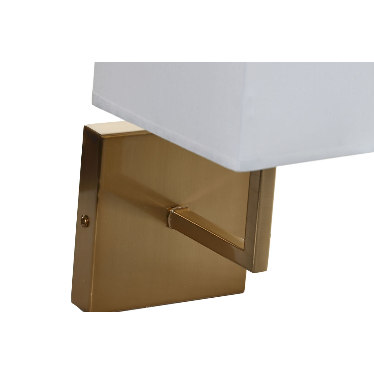 Απλίκες τοίχου DKD Home Decor Λευκό Μαύρο Χρυσό 50 W 220 V 15 x 19 x 27 cm 15 x 19 x 30 cm (x2)