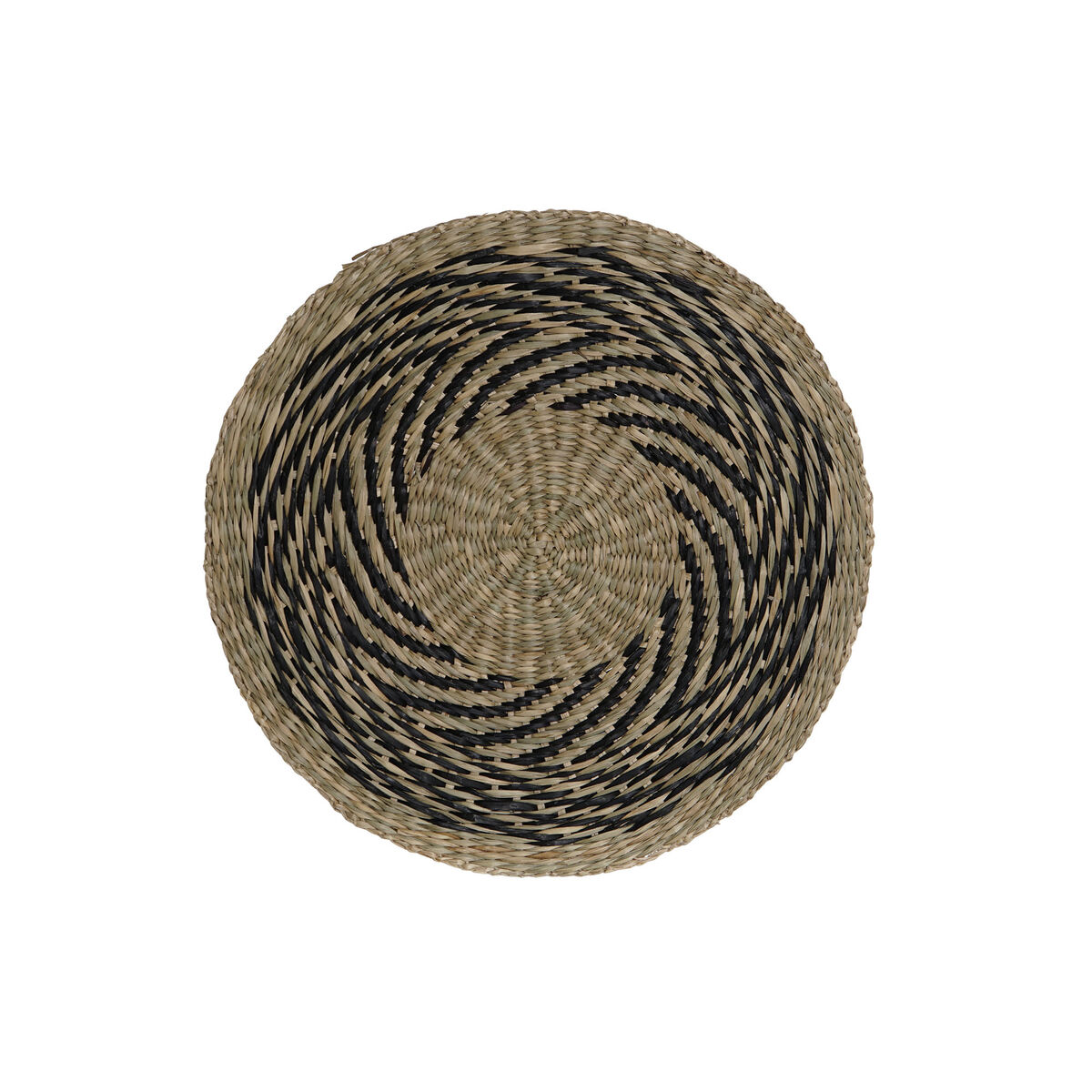 Σουπλά DKD Home Decor Μαύρο Φυσικό 38 x 38 x 1 cm