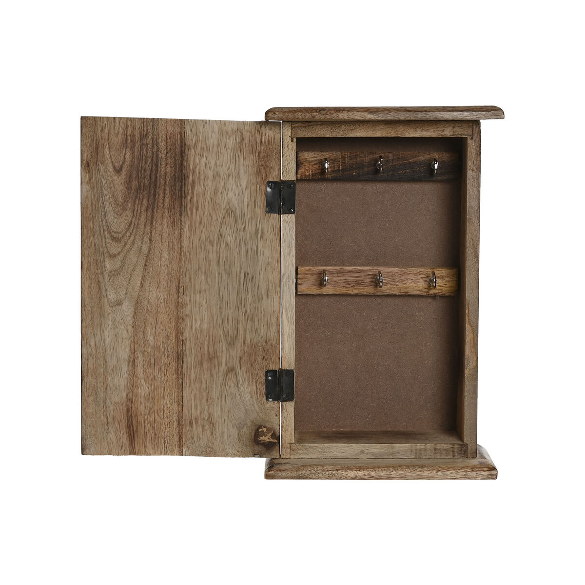 Ντουλάπα για κλειδιά Home ESPRIT Μπλε Λευκό Φυσικό 18 x 7,5 x 28 cm