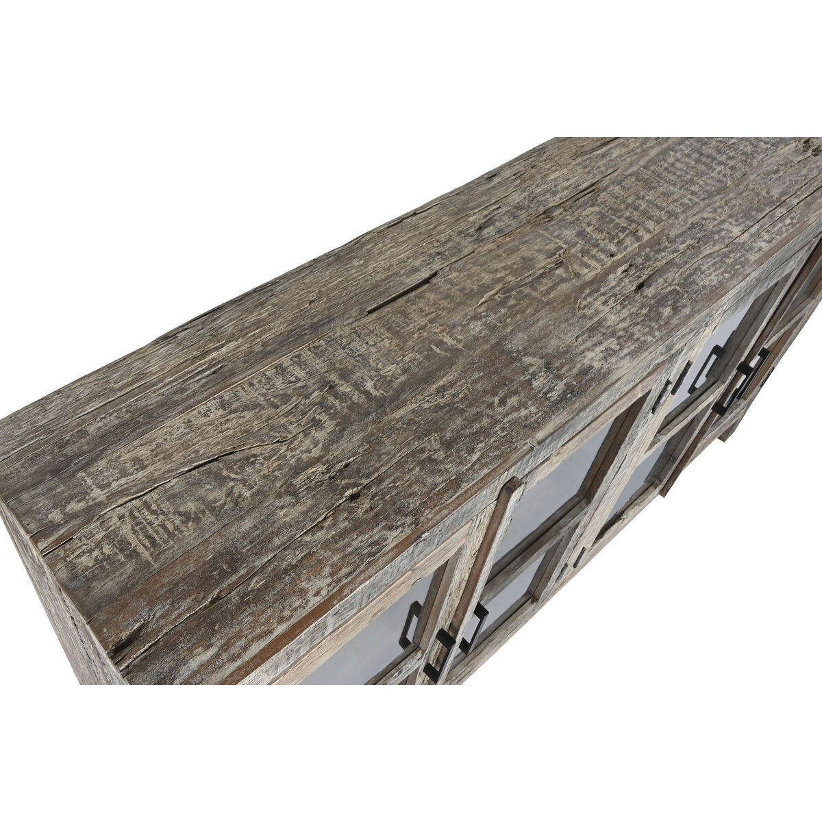 Σκευοθήκη Home ESPRIT Λευκό Καφέ Ανακυκλωμένο ξύλο 170 x 40 x 90 cm