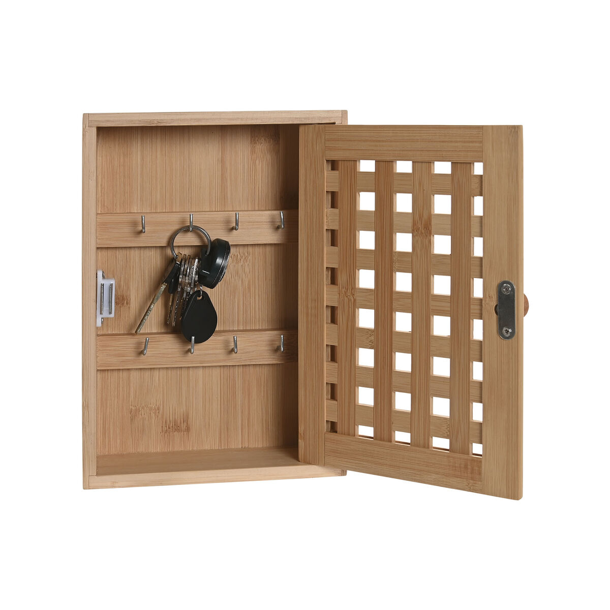 Ντουλάπα για κλειδιά Home ESPRIT Φυσικό 19 x 6 x 27 cm