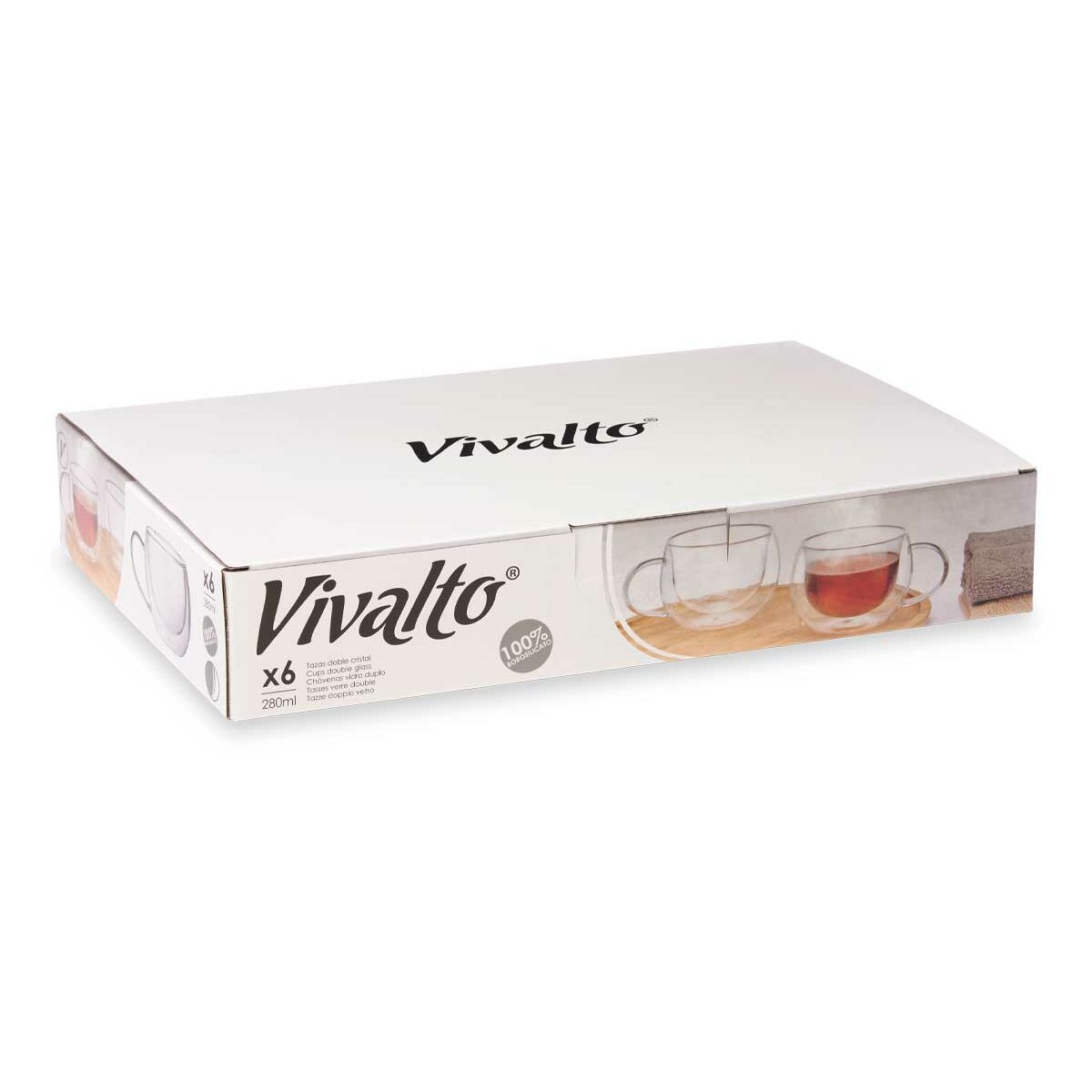 Kopp Vivalto Διαφανές 280 ml (x6)