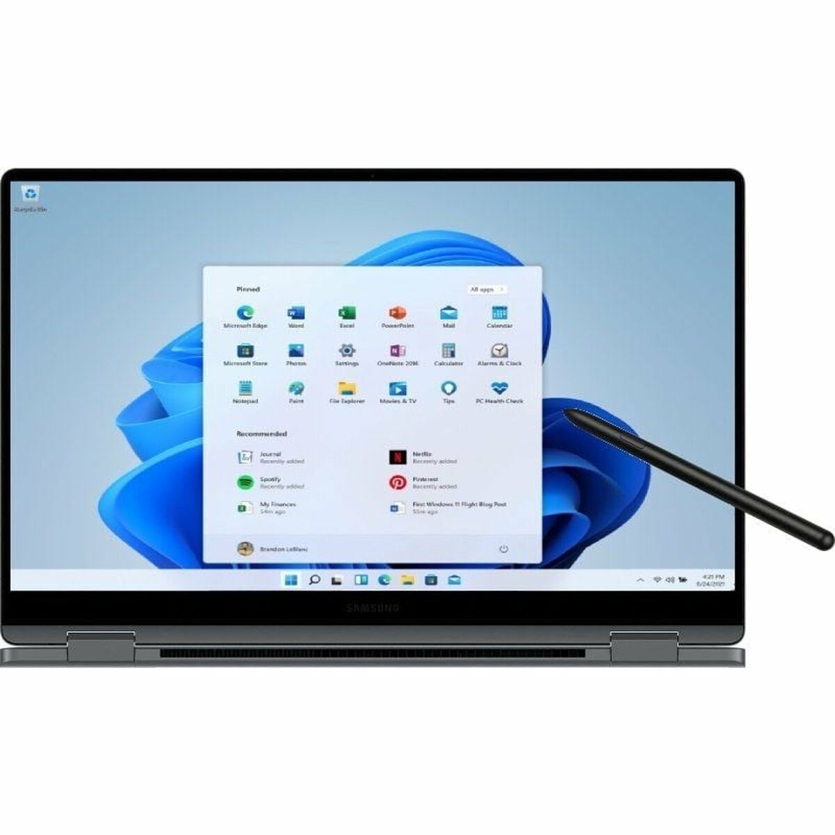 Laptop 2 σε 1 Samsung Galaxy Book5 360 Intel Core Ultra 5-256V intel core ultra 5 16 GB RAM 512 GB SSD 15,6