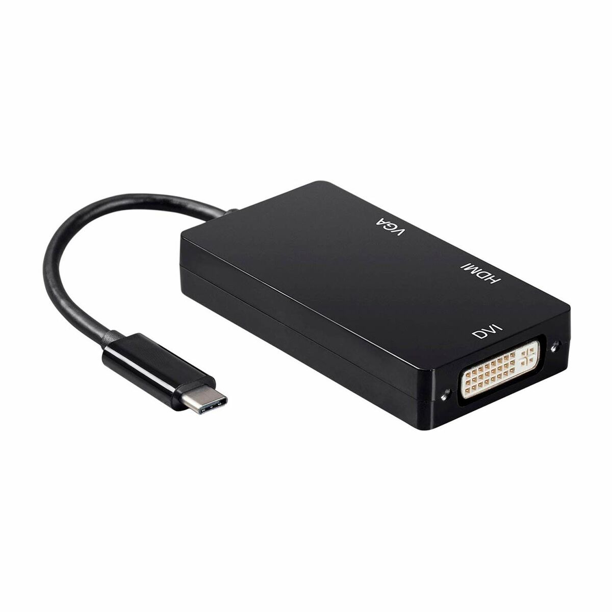 Αντάπτορας USB-C σε VGA/HDMI/DVI Aisens A109-0343 HDMI USB VGA USB 3.2 Μαύρο 15 cm