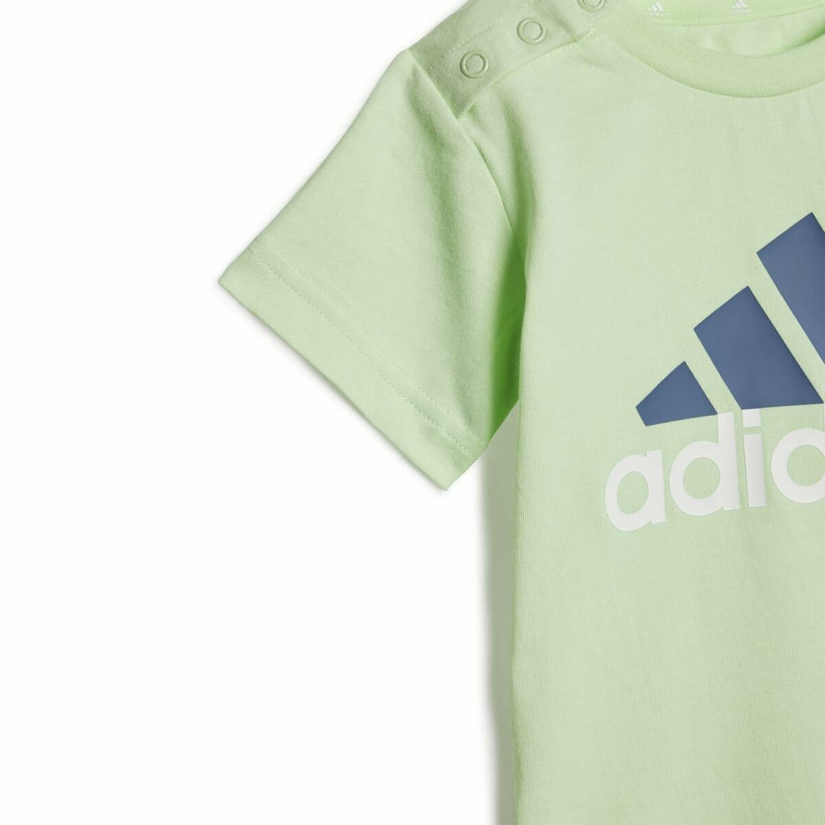 Αθλητικό Σετ για Μωρό Adidas Bl Cotton Set Infantil Μπλε Ανοιχτό Πράσινο