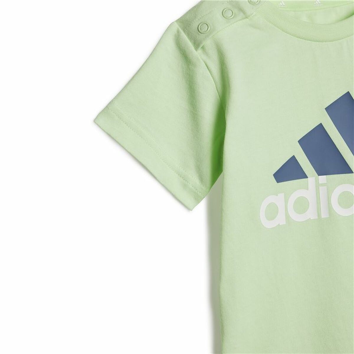 Αθλητικό Σετ για Μωρό Adidas Bl Cotton Set Infantil Μπλε Ανοιχτό Πράσινο