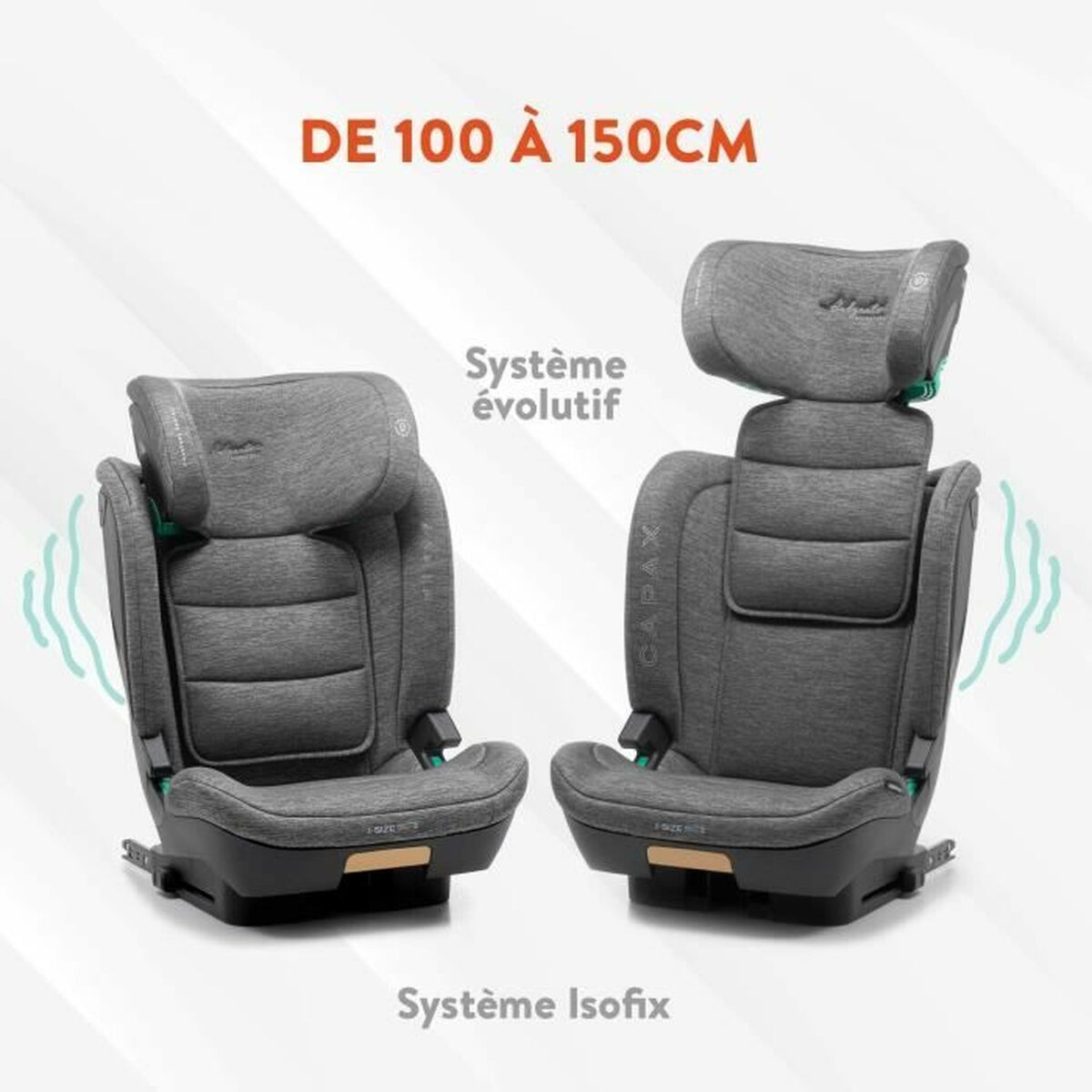 Καθίσματα αυτοκινήτου Babyauto CAPAX BLACK LINE Μαύρο II (15-25 kg) III (22 - 36 kg) Παιδικά ECE R129 Καθίσματα αυτοκινήτου Babyauto CAPAX BLACK LINE Μαύρο II (15-25 kg) III (22 - 36 kg) Παιδικά ECE R129