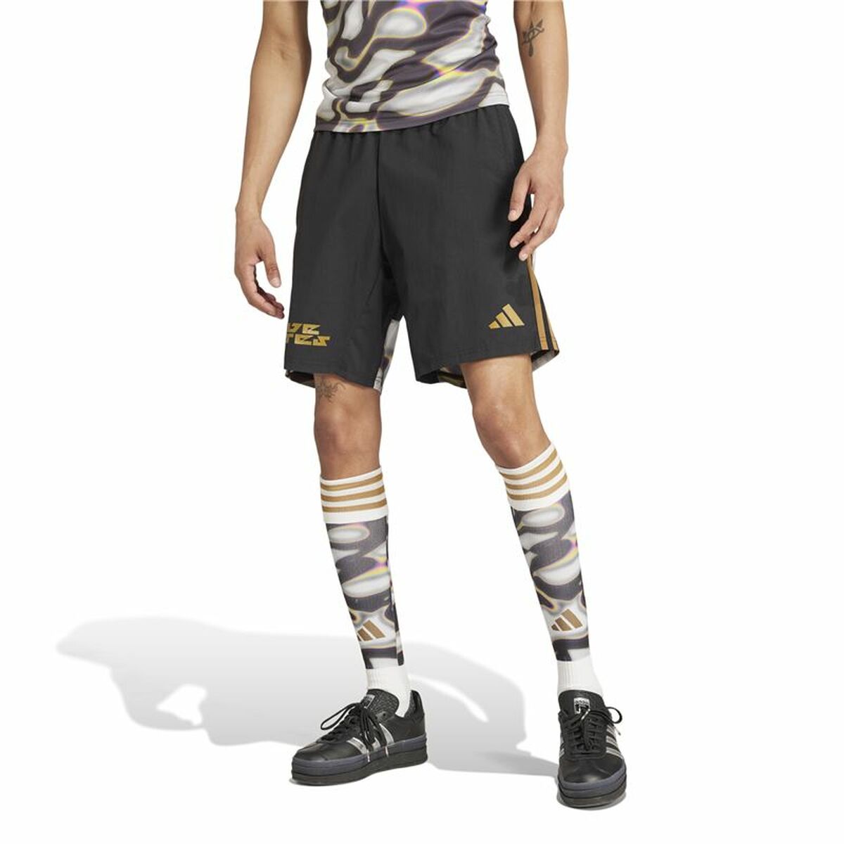Aθλητικό Σορτς Adidas Tiro Downtime Pride Μαύρο Aθλητικό Σορτς Adidas Tiro Downtime Pride Μαύρο
