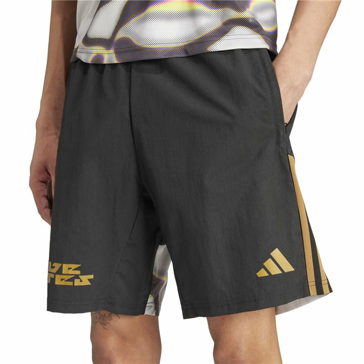 Aθλητικό Σορτς Adidas Tiro Downtime Pride Μαύρο Aθλητικό Σορτς Adidas Tiro Downtime Pride Μαύρο