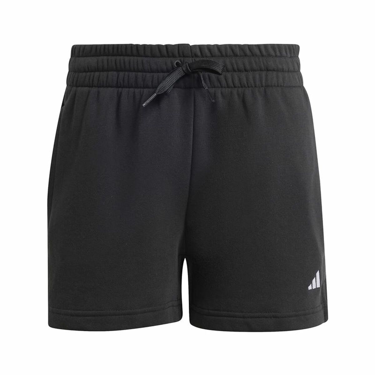 Aθλητικό Σορτς Adidas Essentials Small Logo Fleece Shorts Μαύρο