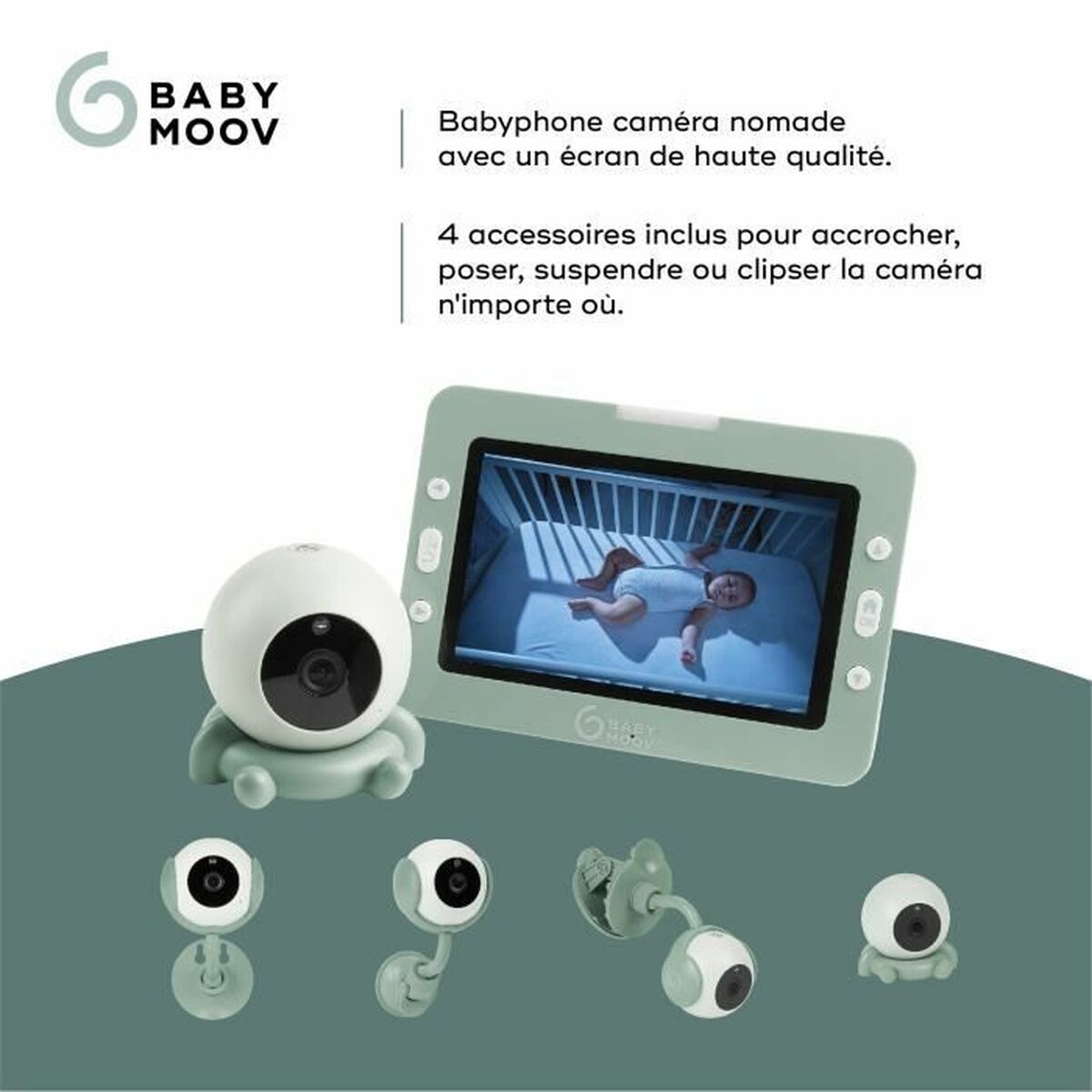 Οθόνη Ελέγχου Μωρού Babymoov 4 Τεμάχια Οθόνη Ελέγχου Μωρού Babymoov 4 Τεμάχια