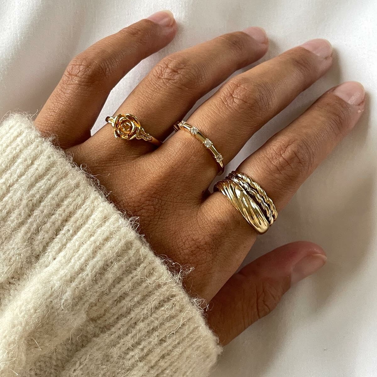 Γυναικεία Δαχτυλίδια 24KAE 124142Y/54 Χρυσό 14