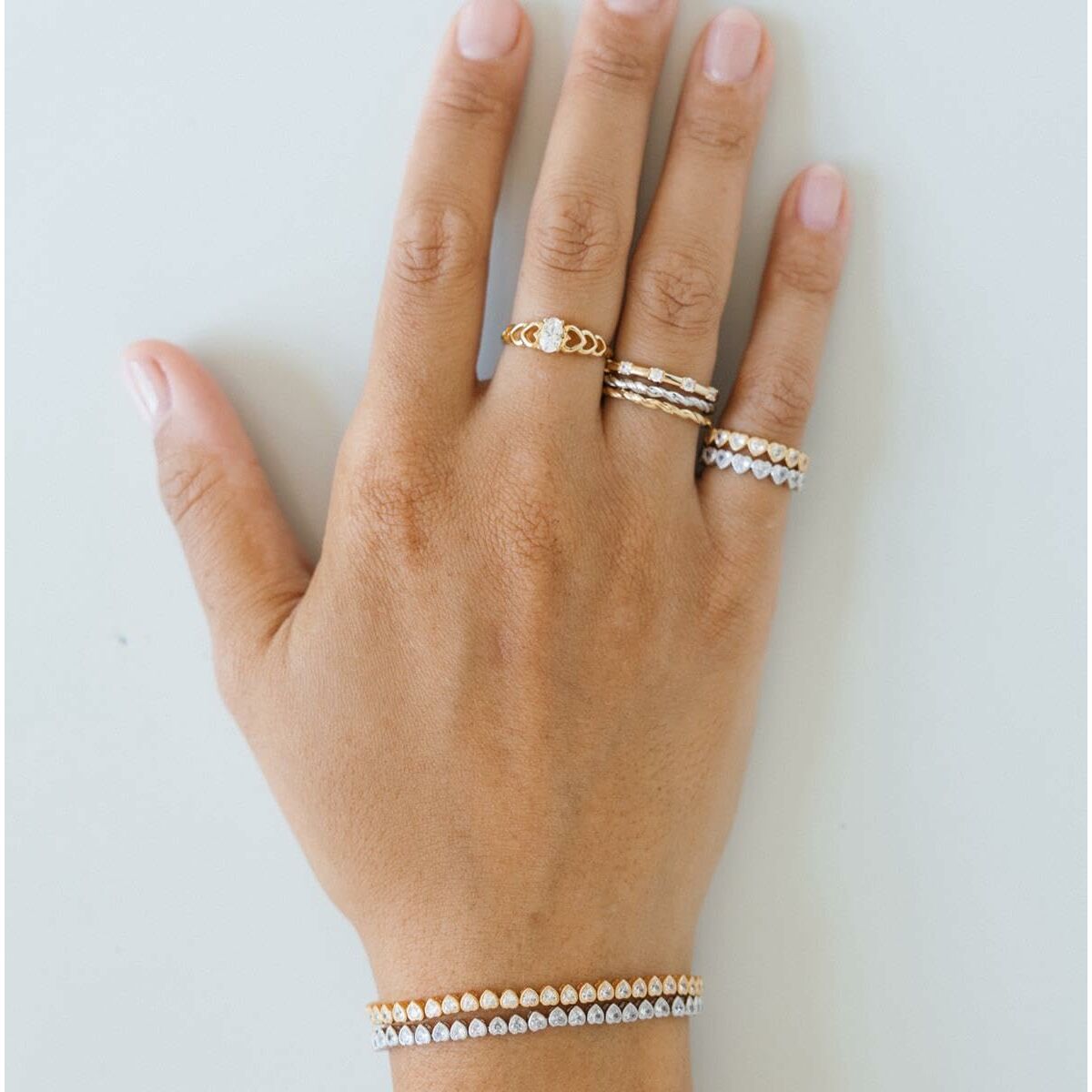 Γυναικεία Δαχτυλίδια 24KAE 124141S/56 Ασημί 16