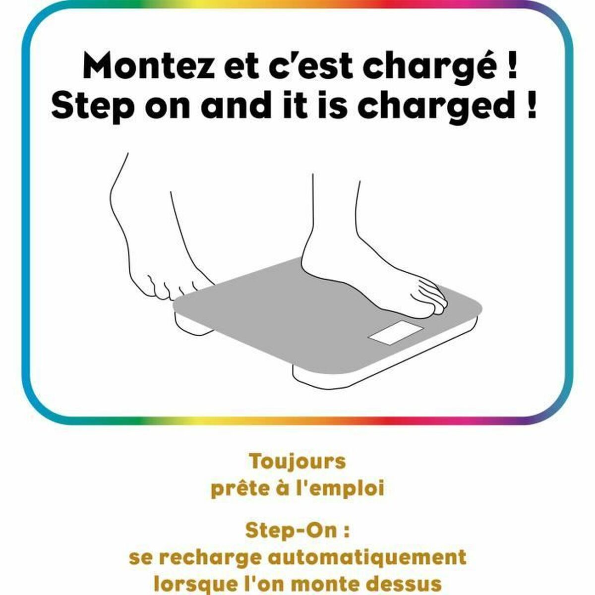 Ψηφιακή Ζυγαριά Μπάνιου Little Balance Kinetic Auto Μπλε