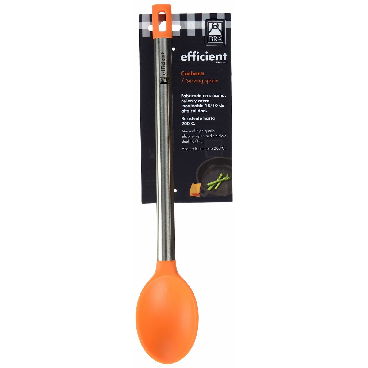 Βάση κουταλιών BRA A195007 Μέταλλο Ανοξείδωτο ατσάλι