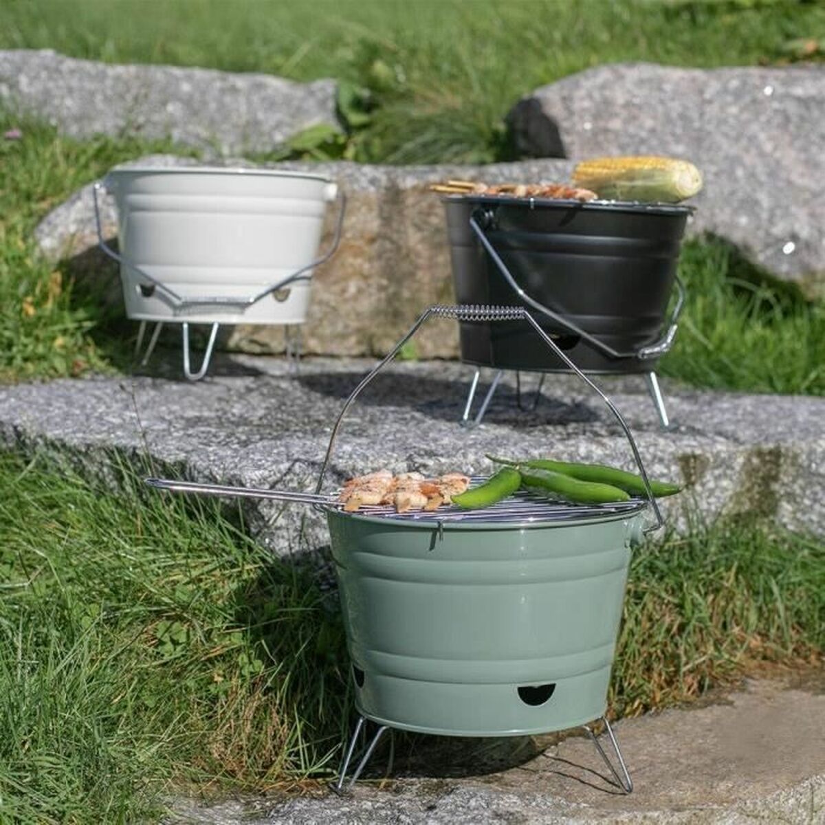 φορητό Mπάρμπεκιου Livoo DOC327V  Μέταλλο Χάλυβας