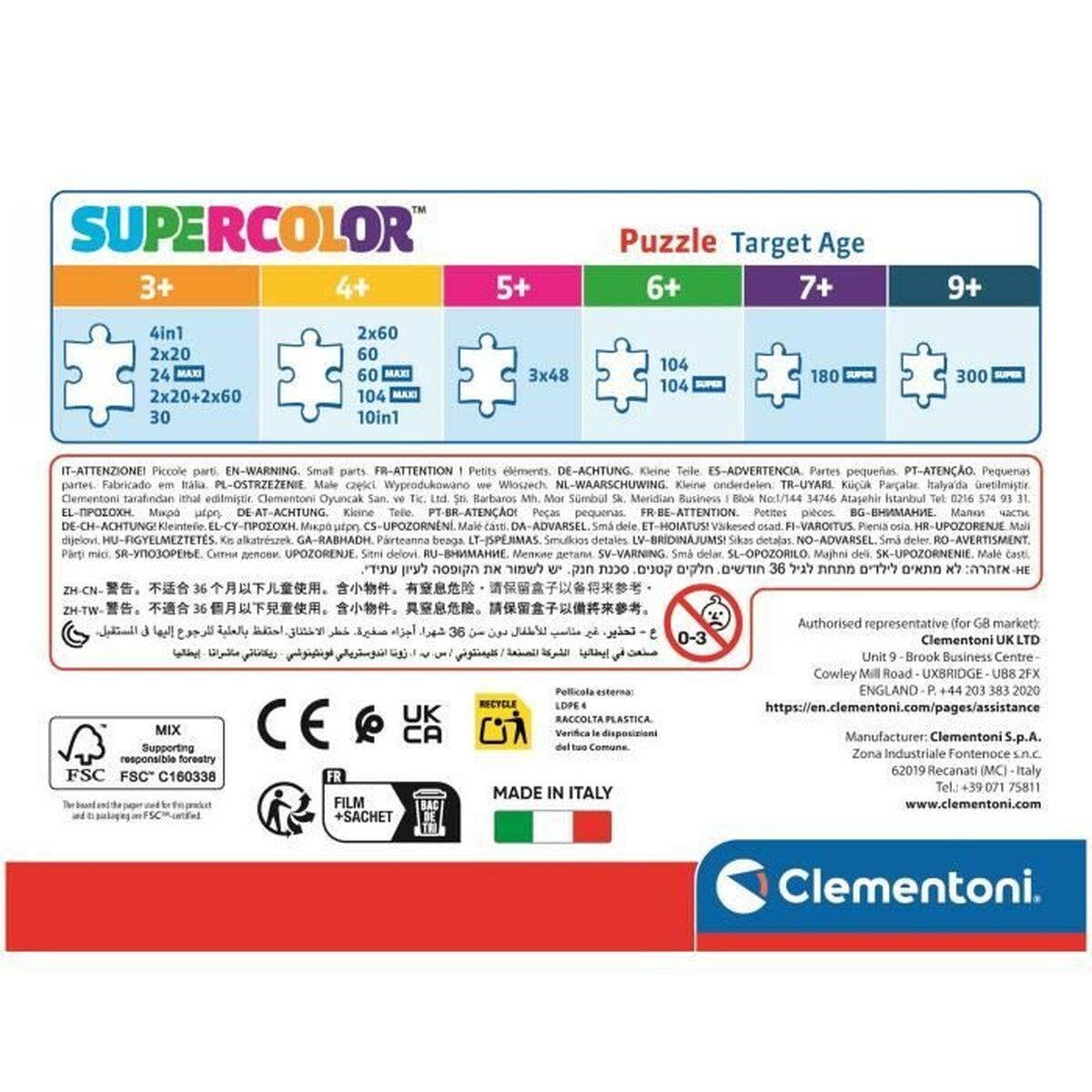 Παζλ Clementoni Stitch Παζλ Clementoni Stitch