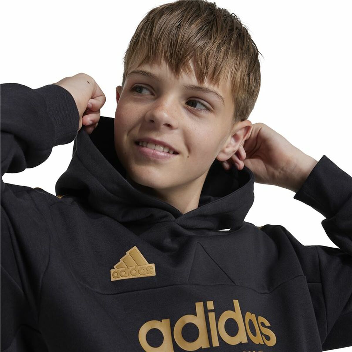 Unisex Φούτερ με Κουκούλα Adidas Tiro Nations Pack Μαύρο Unisex Φούτερ με Κουκούλα Adidas Tiro Nations Pack Μαύρο