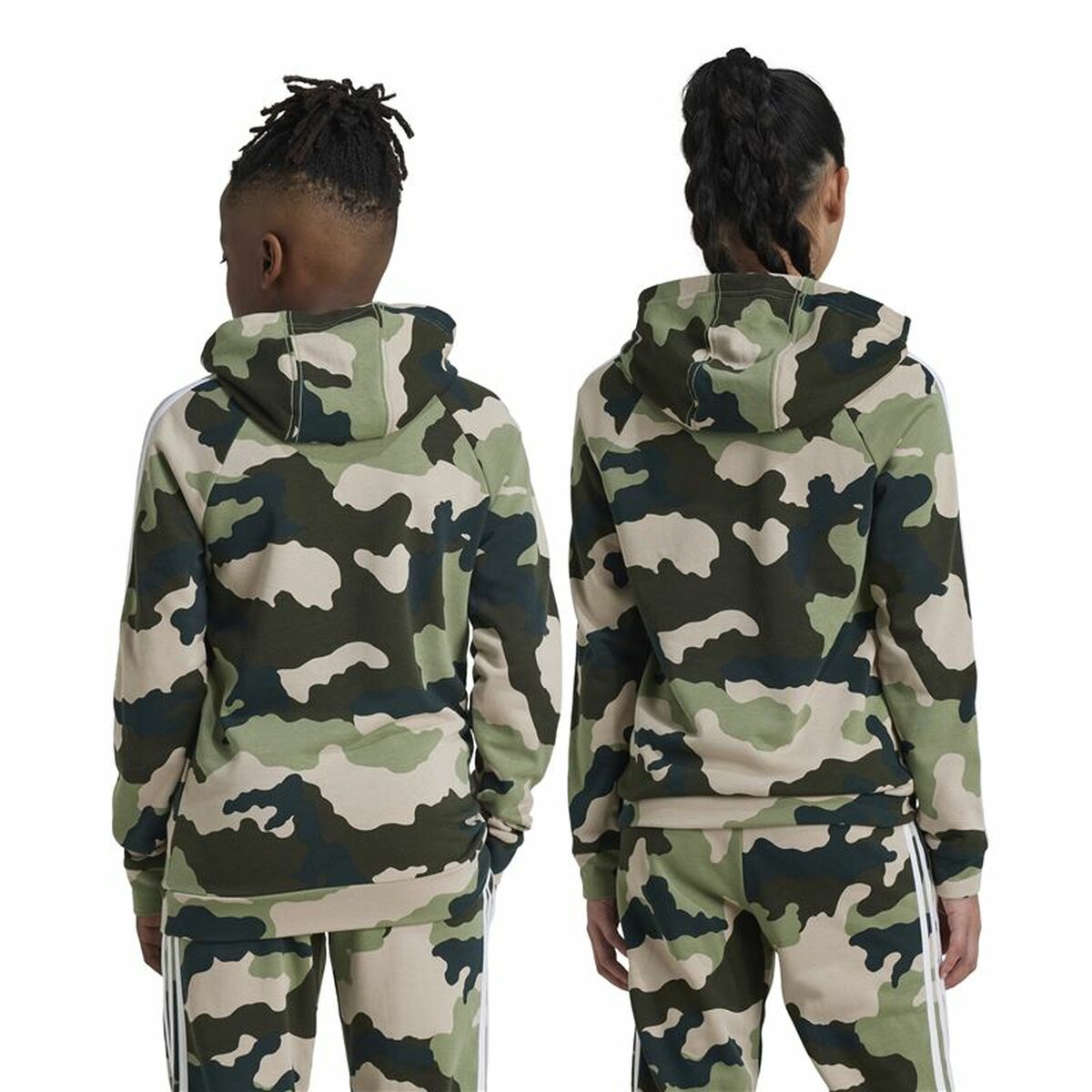 Unisex Φούτερ με Κουκούλα Adidas Essentials Πολύχρωμο Καμουφλάζ Unisex Φούτερ με Κουκούλα Adidas Essentials Πολύχρωμο Καμουφλάζ