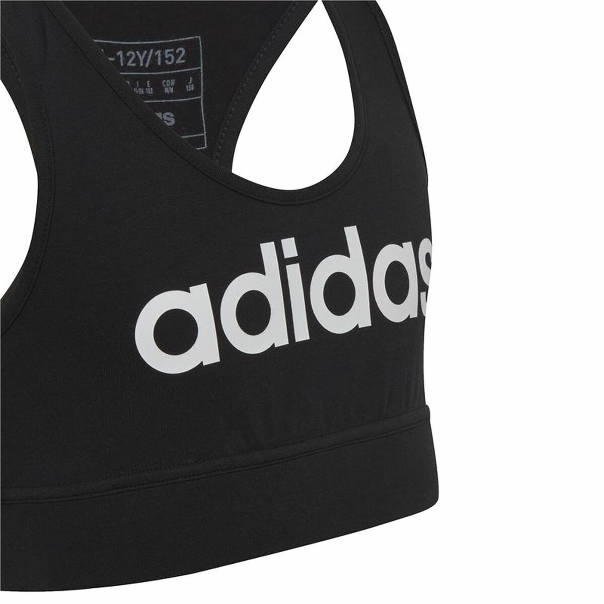 Αθλητικό σουτιέν Adidas Μαύρο