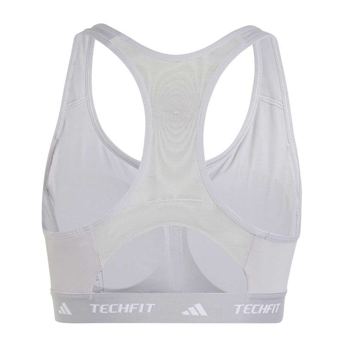 Αθλητικό σουτιέν Adidas Techfit Γκρι