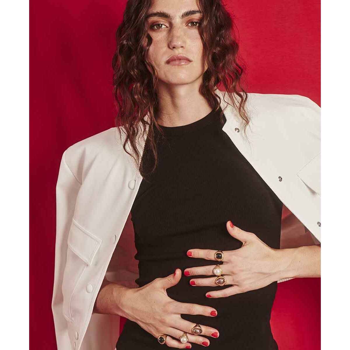 Γυναικεία Δαχτυλίδια Majorica 17217.07.1.917.010.1 Χρυσό