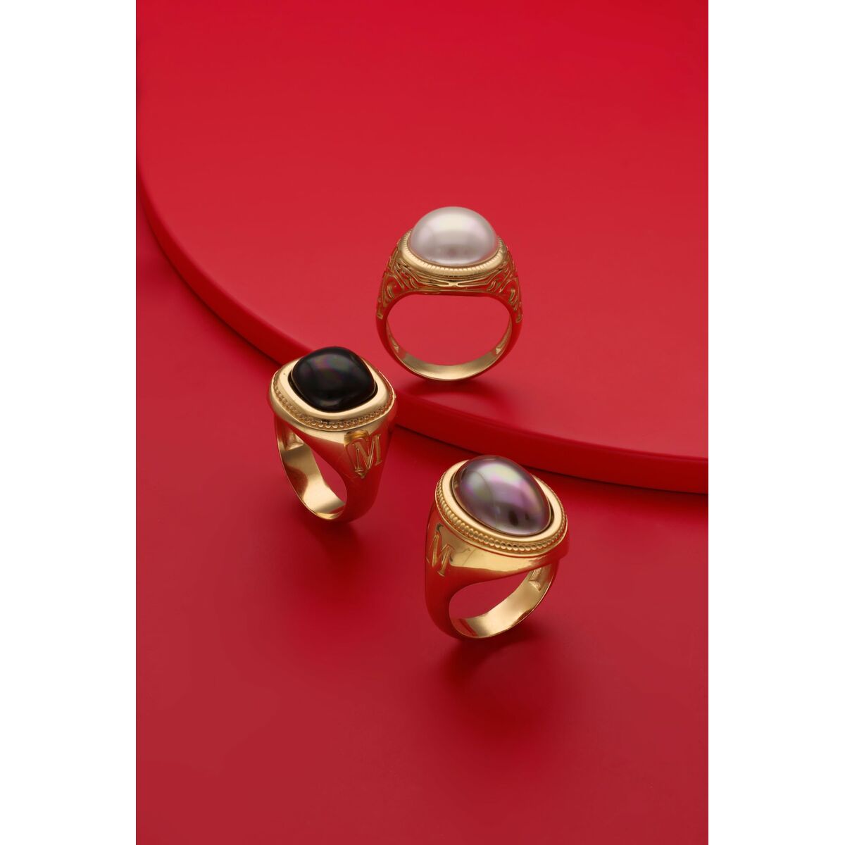 Γυναικεία Δαχτυλίδια Majorica 17217.07.1.917.010.1 Χρυσό