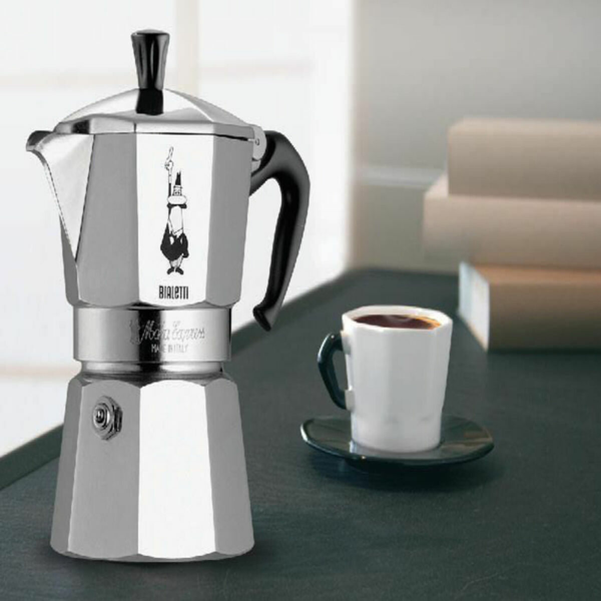 Ιταλικη καφετιερα Bialetti 0001165/X4 Ασημί Μέταλλο Ανοξείδωτο ατσάλι Αλουμίνιο 1 L