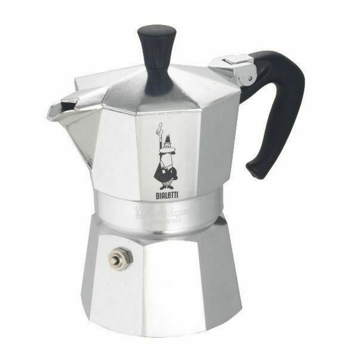 Ιταλικη καφετιερα Bialetti 0001165/X4 Ασημί Μέταλλο Ανοξείδωτο ατσάλι Αλουμίνιο 1 L