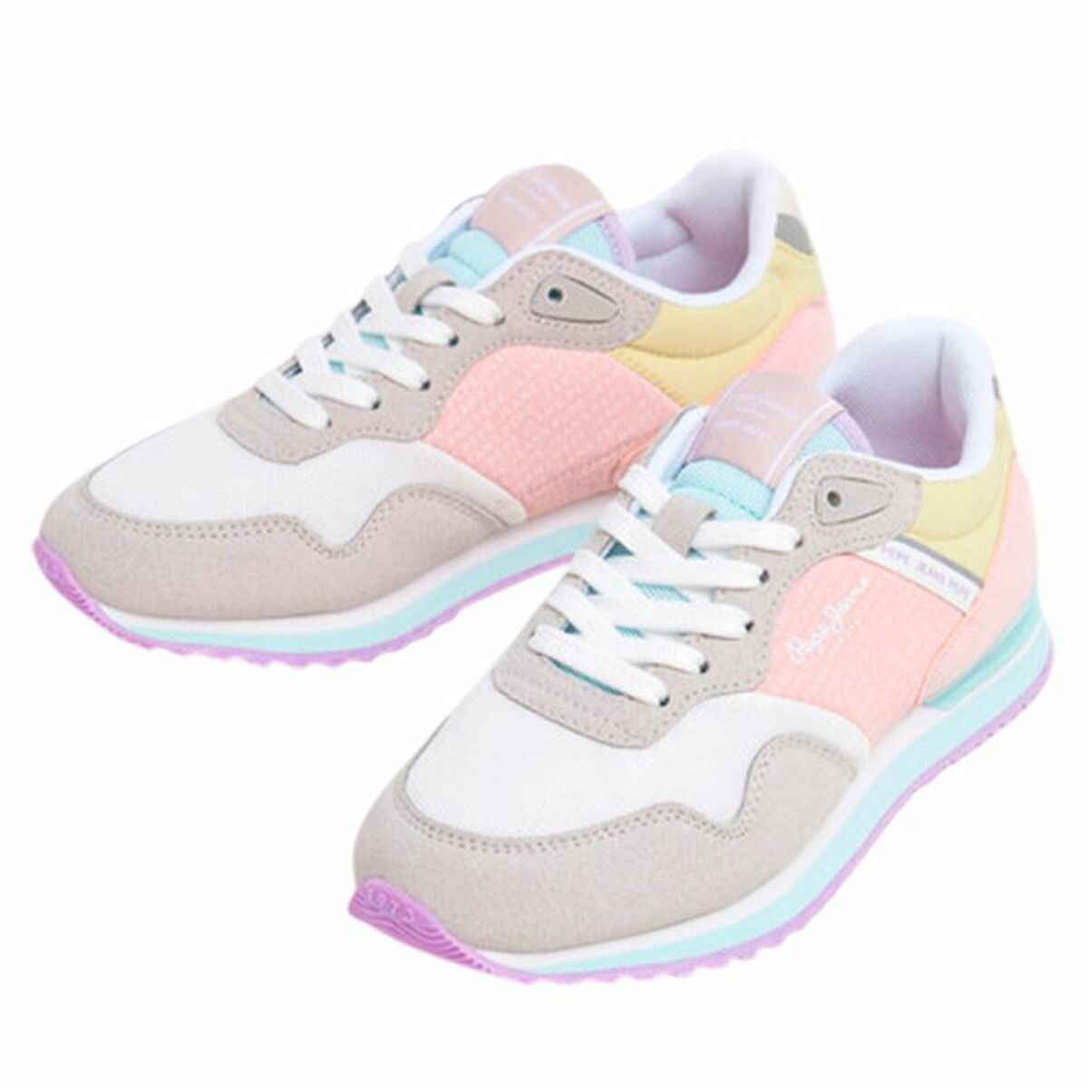 Γυναικεία Αθλητικά Παπούτσια Pepe Jeans Pepe Jeans London Print G Ανοιχτό Γκρι