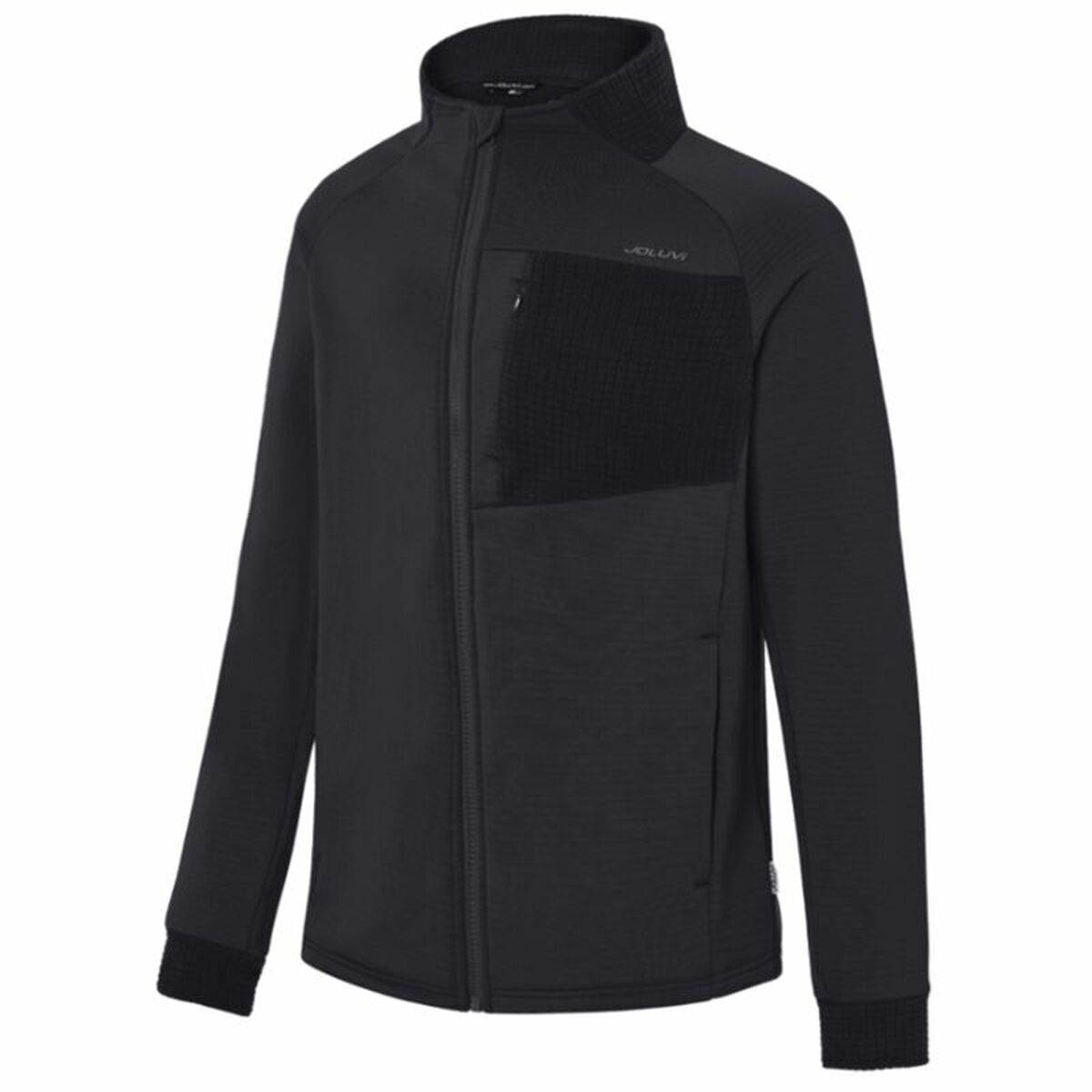 Unisex Φούτερ χωρίς Κουκούλα Joluvi Burney Μαύρο Unisex Φούτερ χωρίς Κουκούλα Joluvi Burney Μαύρο