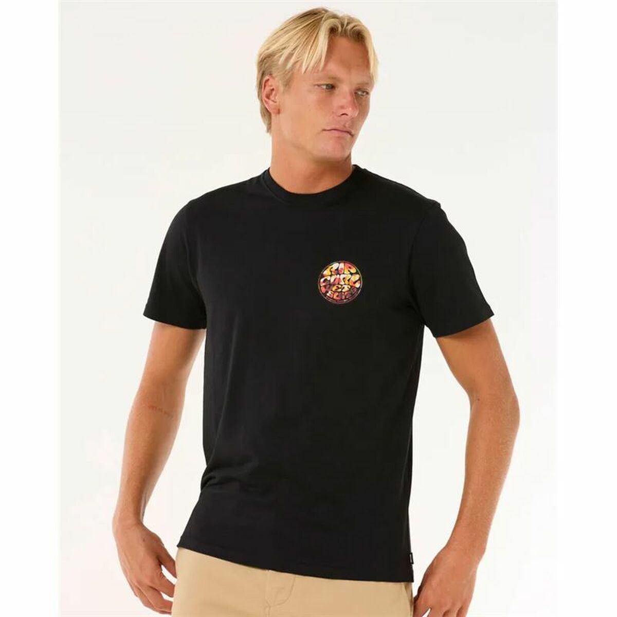Ανδρική Μπλούζα με Κοντό Μανίκι Rip Curl Passage Tee Μαύρο Ανδρική Μπλούζα με Κοντό Μανίκι Rip Curl Passage Tee Μαύρο