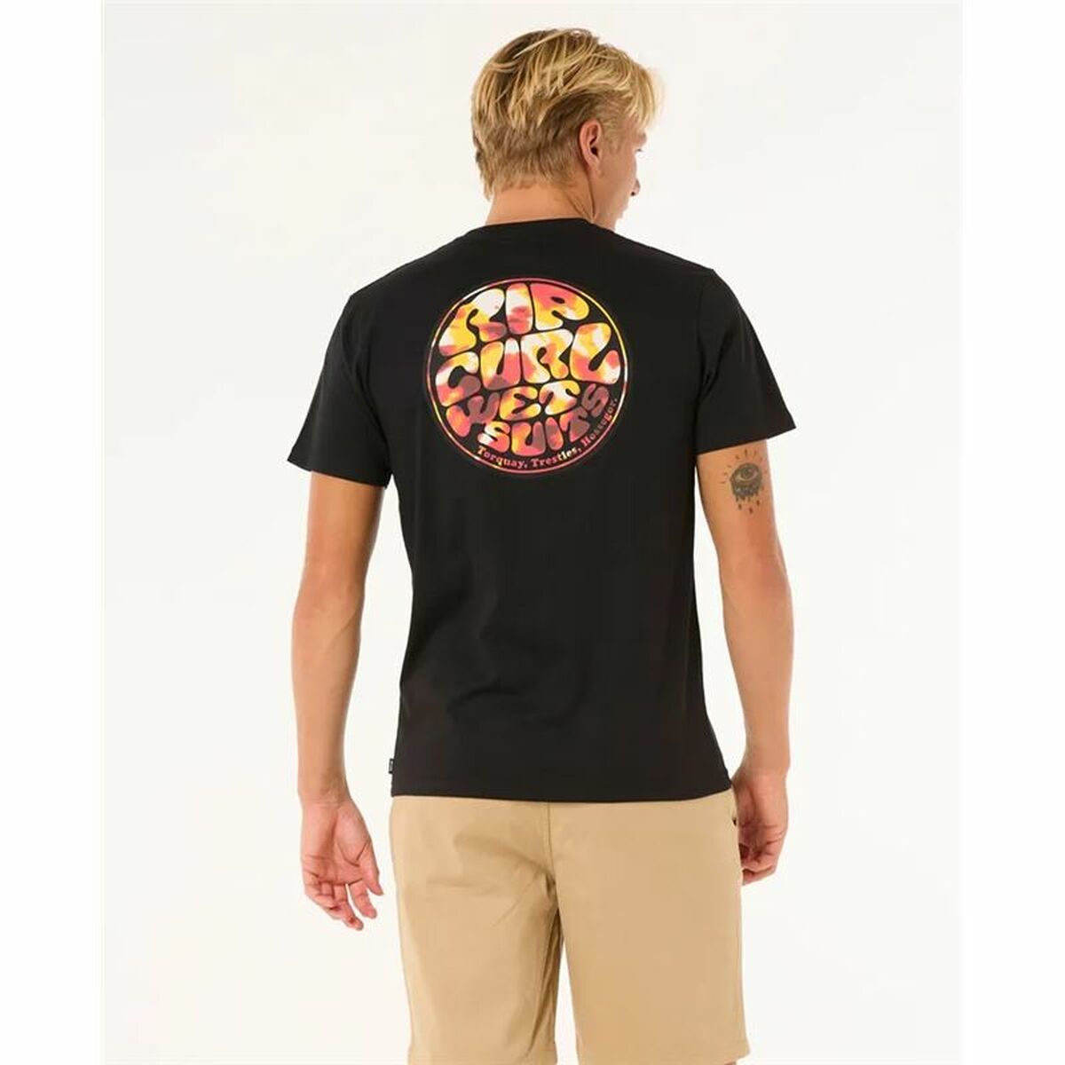 Ανδρική Μπλούζα με Κοντό Μανίκι Rip Curl Passage Tee Μαύρο Ανδρική Μπλούζα με Κοντό Μανίκι Rip Curl Passage Tee Μαύρο