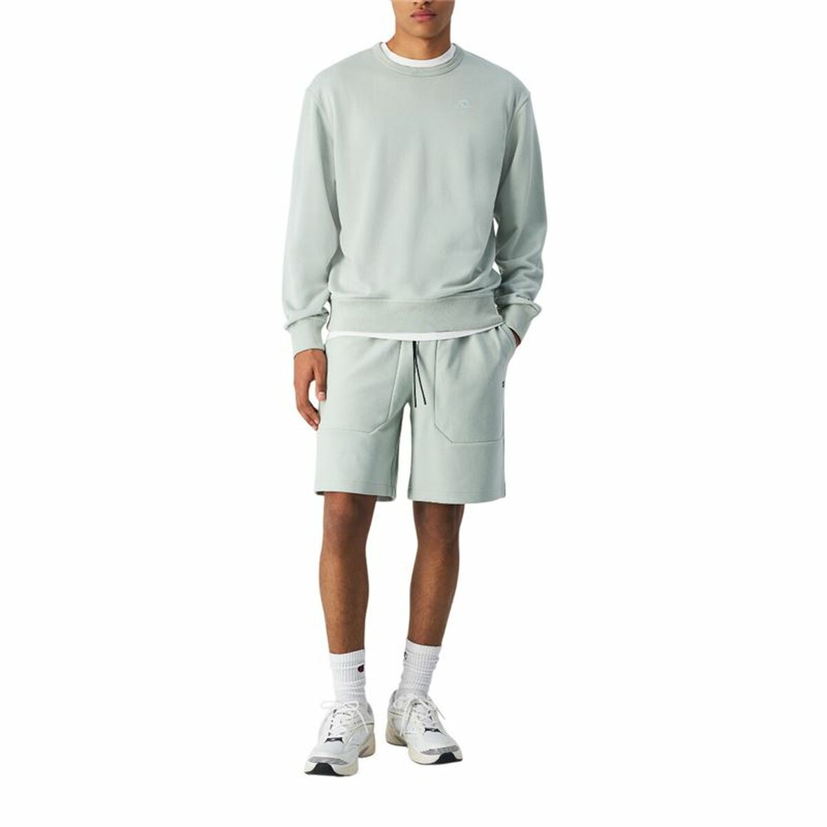 Ανδρικό Φούτερ χωρίς Κουκούλα Champion Champion Crewneck Μπλε