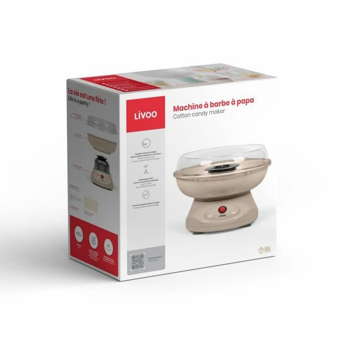 Μηχανή Μαλλί της Γριάς Livoo DOM468C