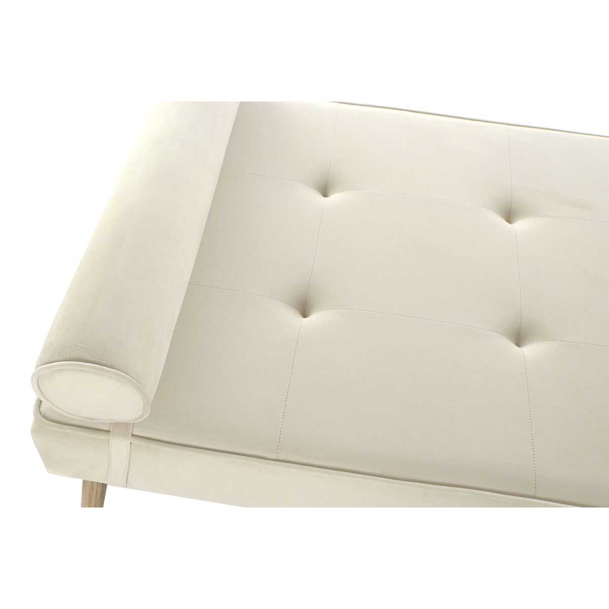 Ντιβάνι Home ESPRIT Κρεμ Μέταλλο 184 x 76 x 62 cm Ντιβάνι Home ESPRIT Κρεμ Μέταλλο 184 x 76 x 62 cm