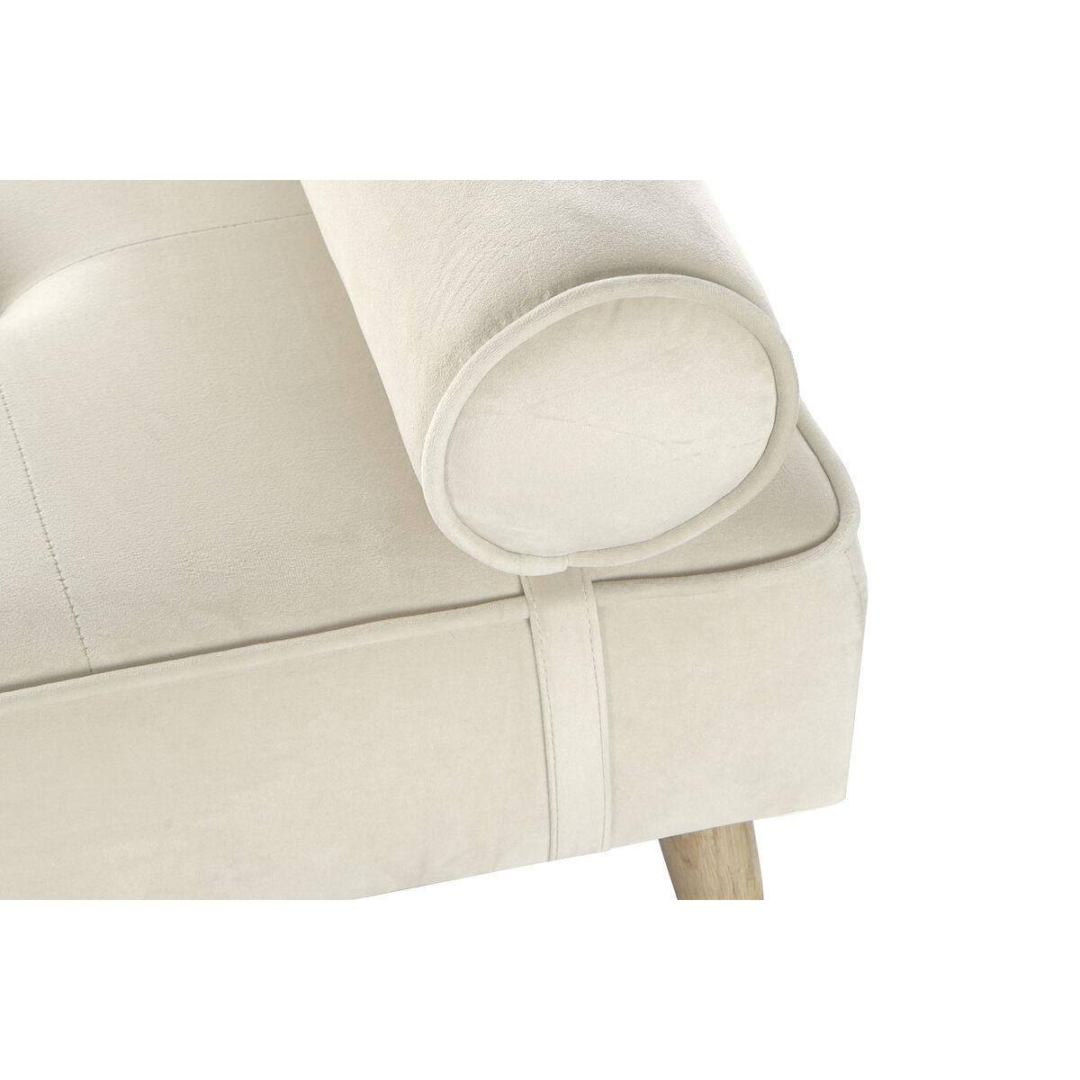 Ντιβάνι Home ESPRIT Κρεμ Μέταλλο 184 x 76 x 62 cm Ντιβάνι Home ESPRIT Κρεμ Μέταλλο 184 x 76 x 62 cm