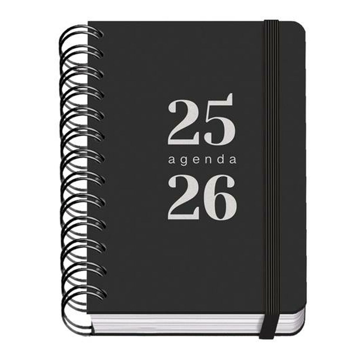 Ατζέντα DOHE GRAMMAR Μαύρο A6 120 x 170 mm 2025-2026 (20 Μονάδες) Ατζέντα DOHE GRAMMAR Μαύρο A6 120 x 170 mm 2025-2026 (20 Μονάδες)