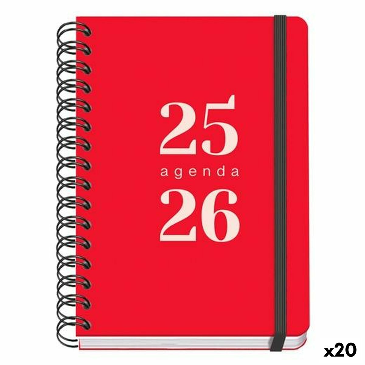 Ατζέντα DOHE GRAMMAR Κόκκινο A5 150 x 210 mm 2025-2026 (20 Μονάδες) Ατζέντα DOHE GRAMMAR Κόκκινο A5 150 x 210 mm 2025-2026 (20 Μονάδες)