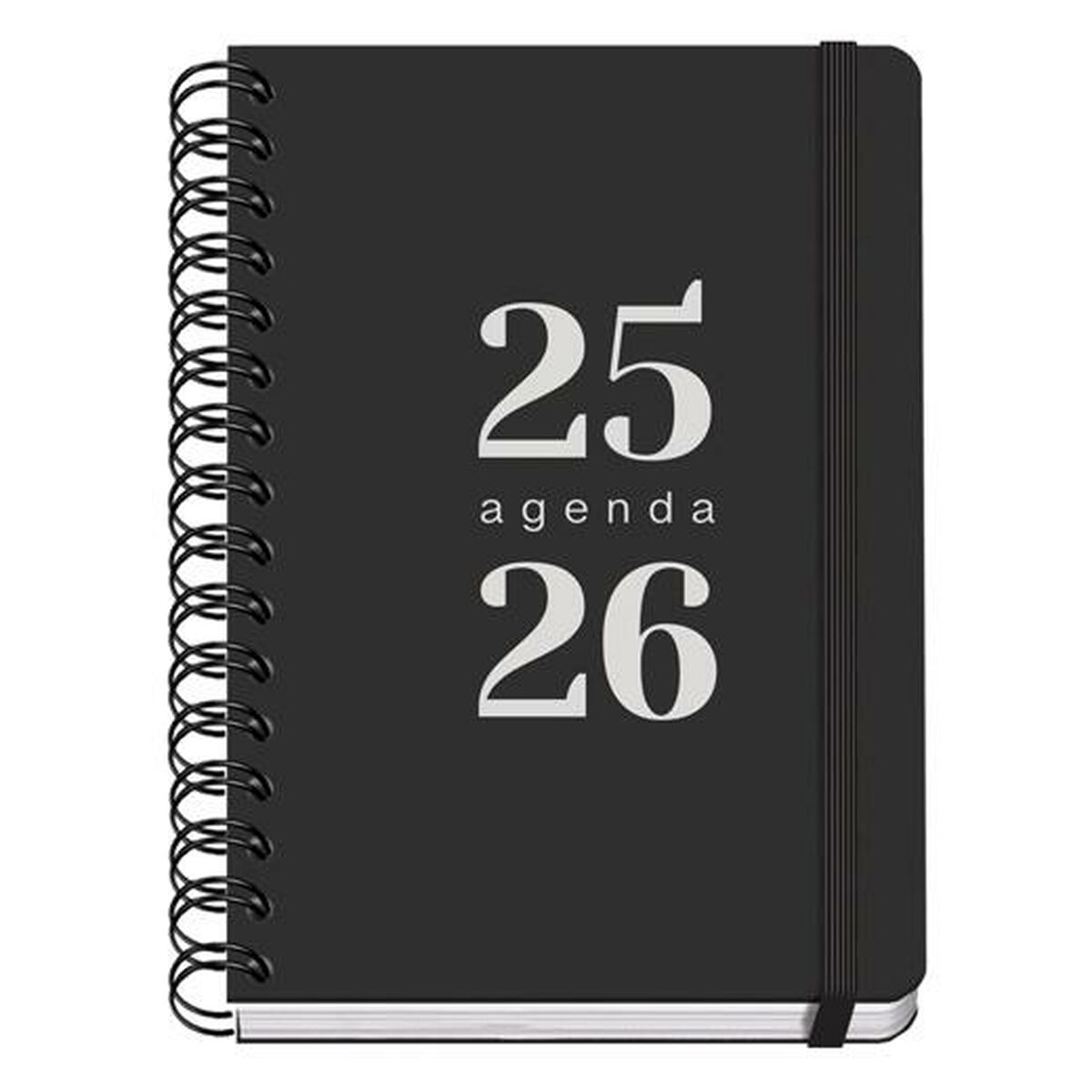 Ατζέντα DOHE GRAMMAR Μαύρο A5 150 x 210 mm (20 Μονάδες) Ατζέντα DOHE GRAMMAR Μαύρο A5 150 x 210 mm (20 Μονάδες)