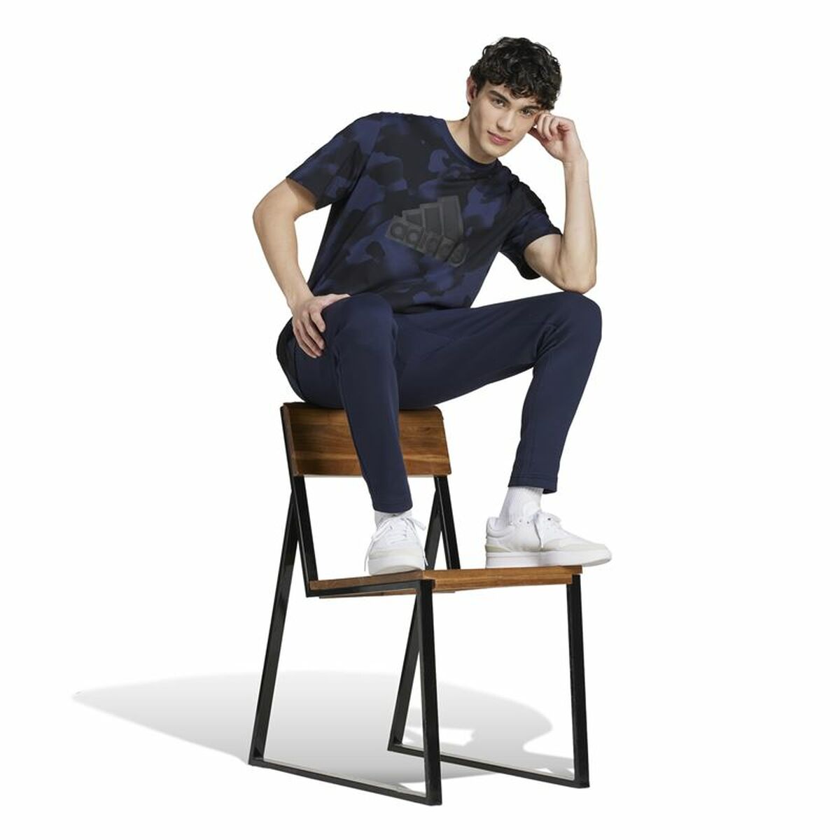 Ανδρική Μπλούζα με Κοντό Μανίκι Adidas Future Icons Bos Aop 2XL