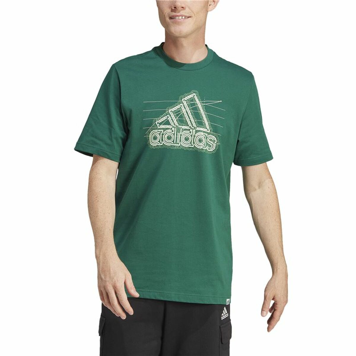 Ανδρική Μπλούζα με Κοντό Μανίκι Adidas Growth Bos XS