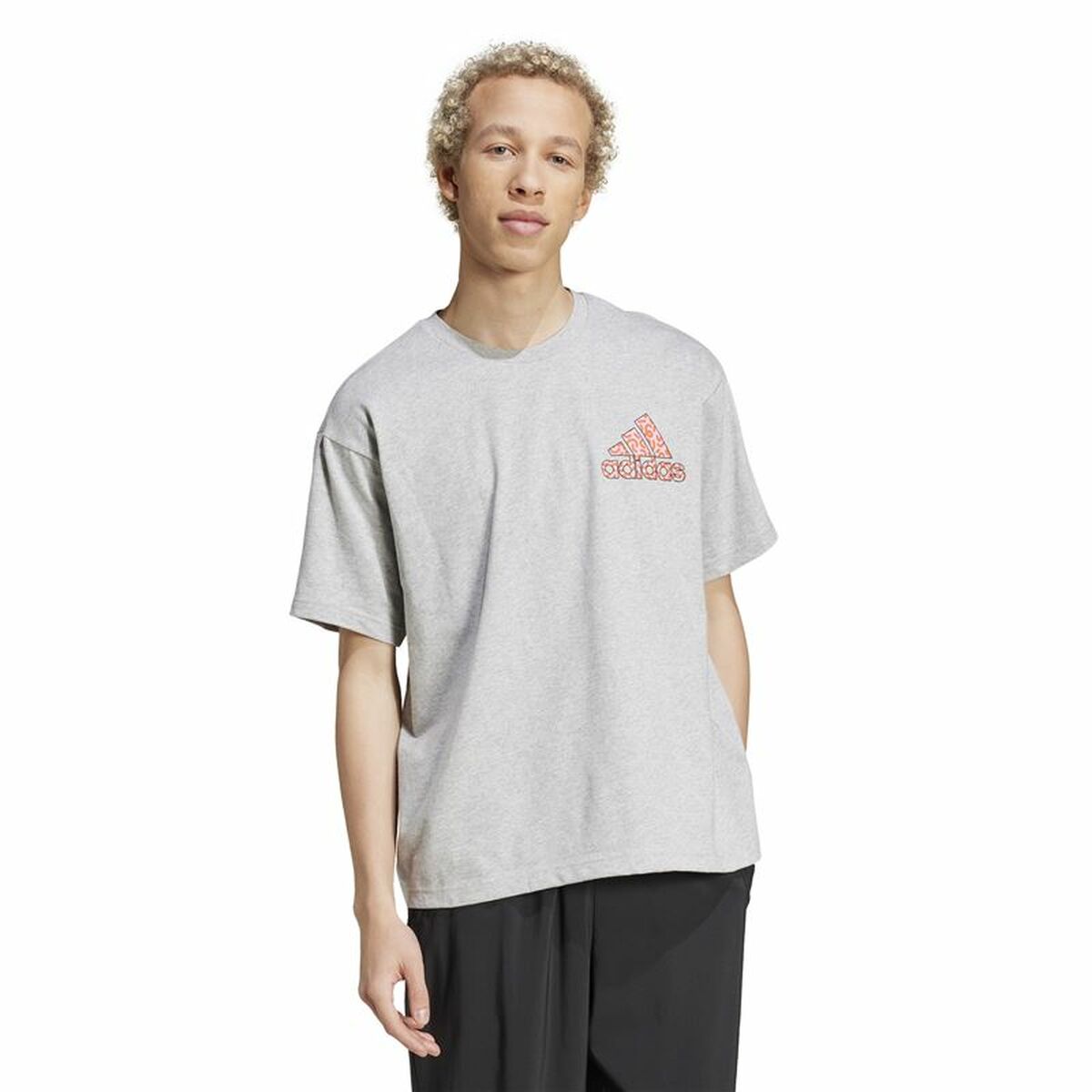 Ανδρική Μπλούζα με Κοντό Μανίκι Adidas Berlin Bear Λευκό S Ανδρική Μπλούζα με Κοντό Μανίκι Adidas Berlin Bear Λευκό S