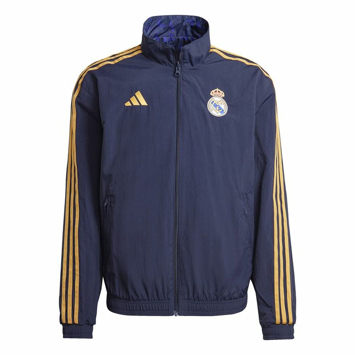 Ανδρικό Aθλητικό Mπουφάν Adidas Real Madrid Μπλε