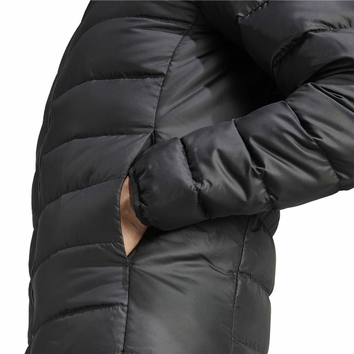 Ανδρικό Μπουφάν Adidas Essentials D H Μαύρο